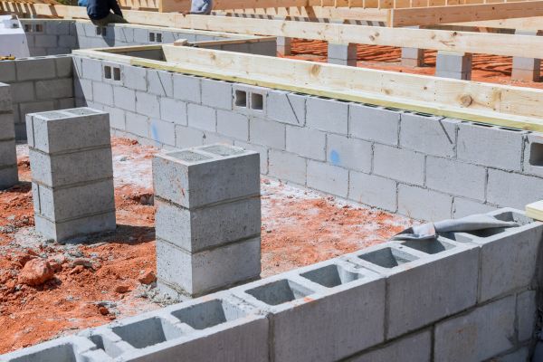 Cement Block Installation in Ballwin