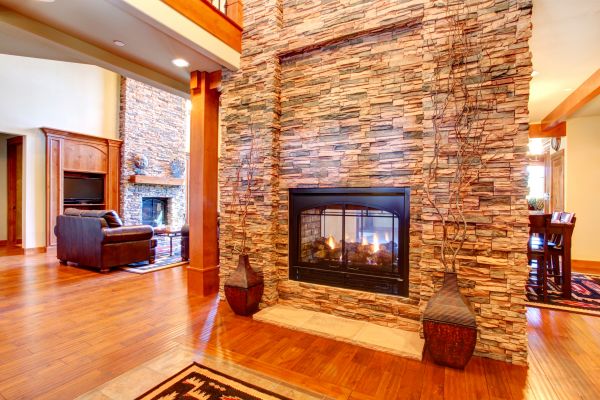 Stone Hearth Installation in Ballwin
