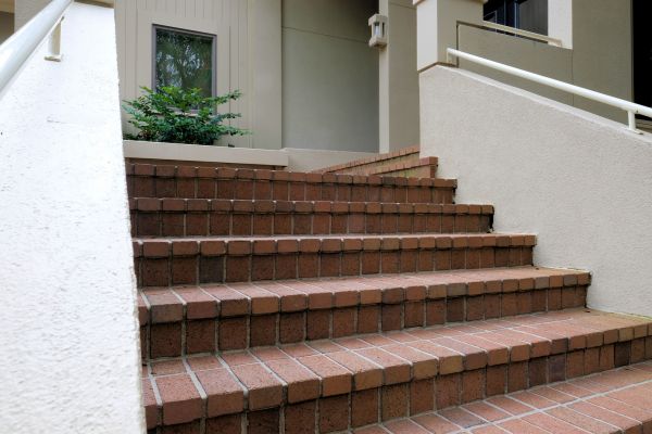 Entryway Brick Repair in Ballwin