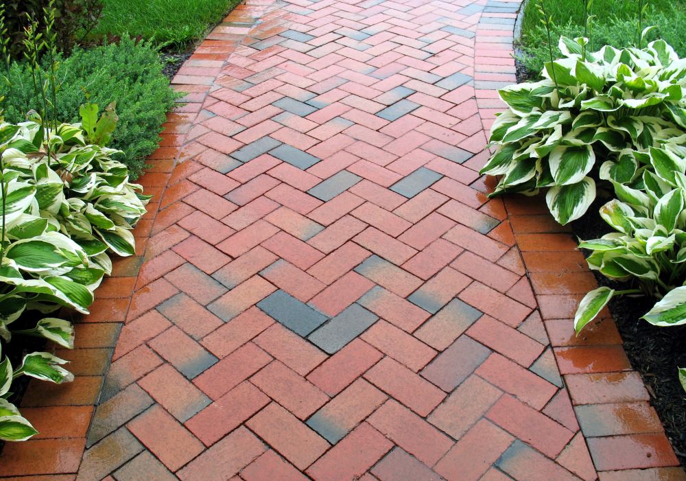 Brick Sidewalk Installation